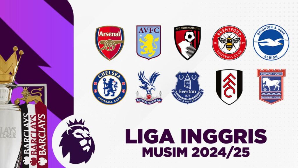 Tabel Liga Premier 2024-25: Klasemen, Jadwal Pertandingan